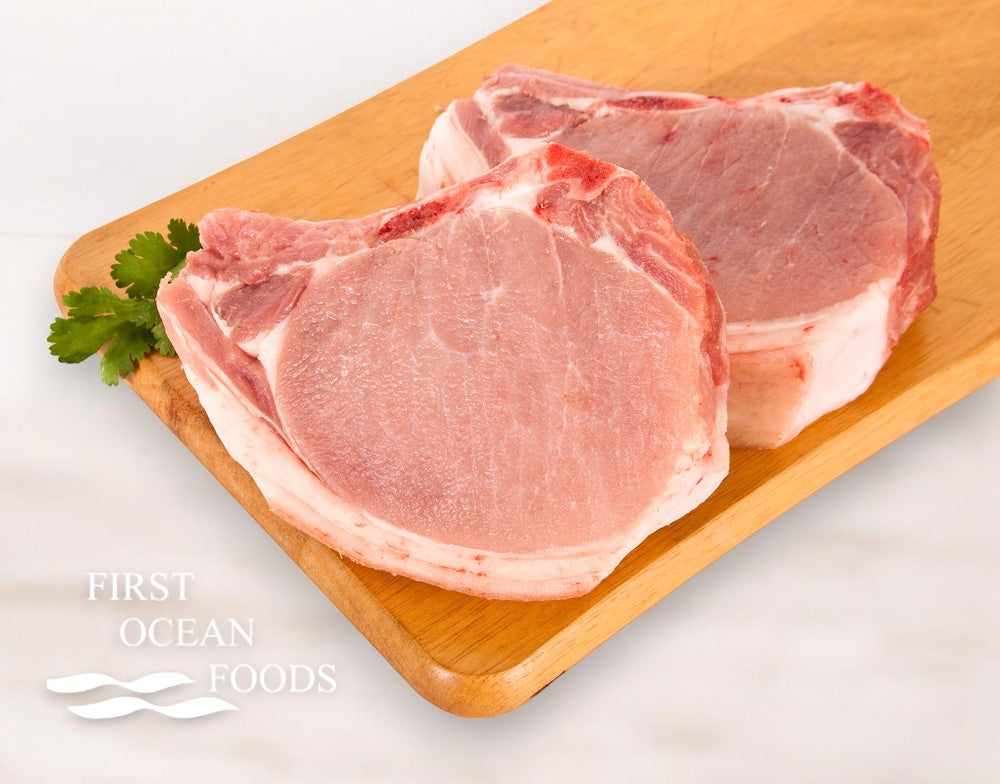 Frozen Bone In Pork Chop - 1kg +- (15% OFF SAVE $2.35)