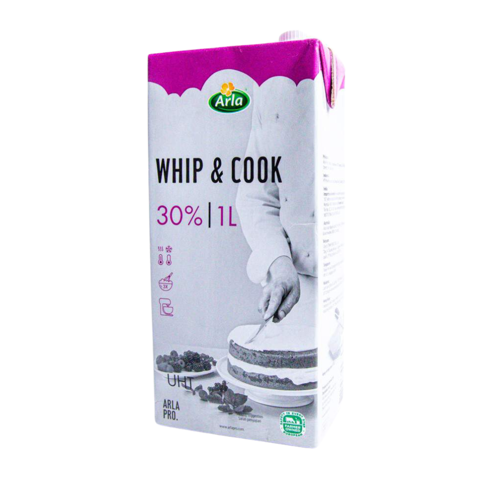 Arla Whip & Cook Cream 30% Fat - 1L (SAVE $2.00)