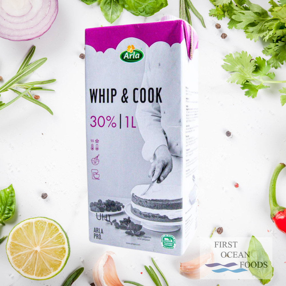 Arla Whip & Cook Cream 30% Fat - 1L (SAVE $2.00)