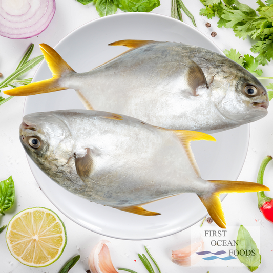 Frozen Golden Pomfret (6-7PC) - 2KG (25% OFF SAVE $6.00)