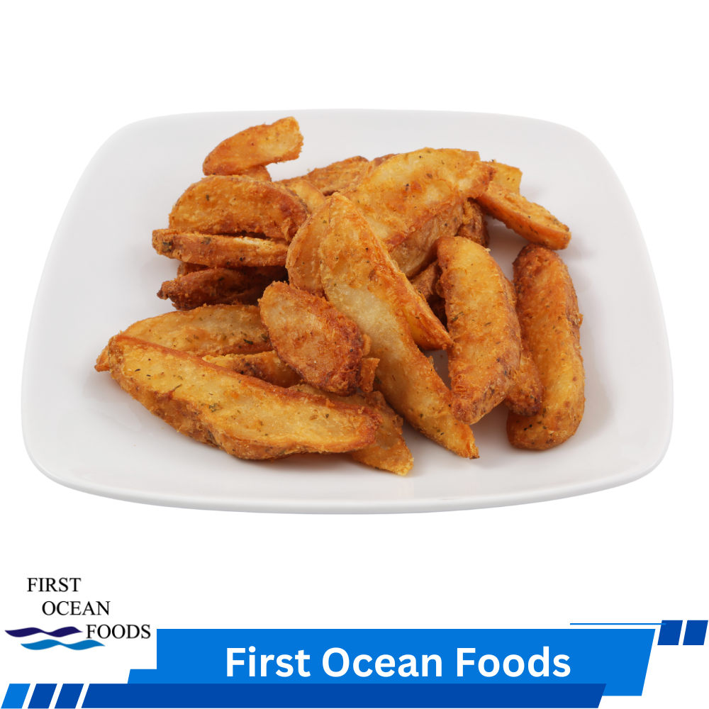 Frozen Seasoned Potato Wedges - 1KG