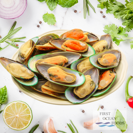 Half Shell Green Mussel (Partially cooked) 900g- (30% OFF SAVE $6.57)