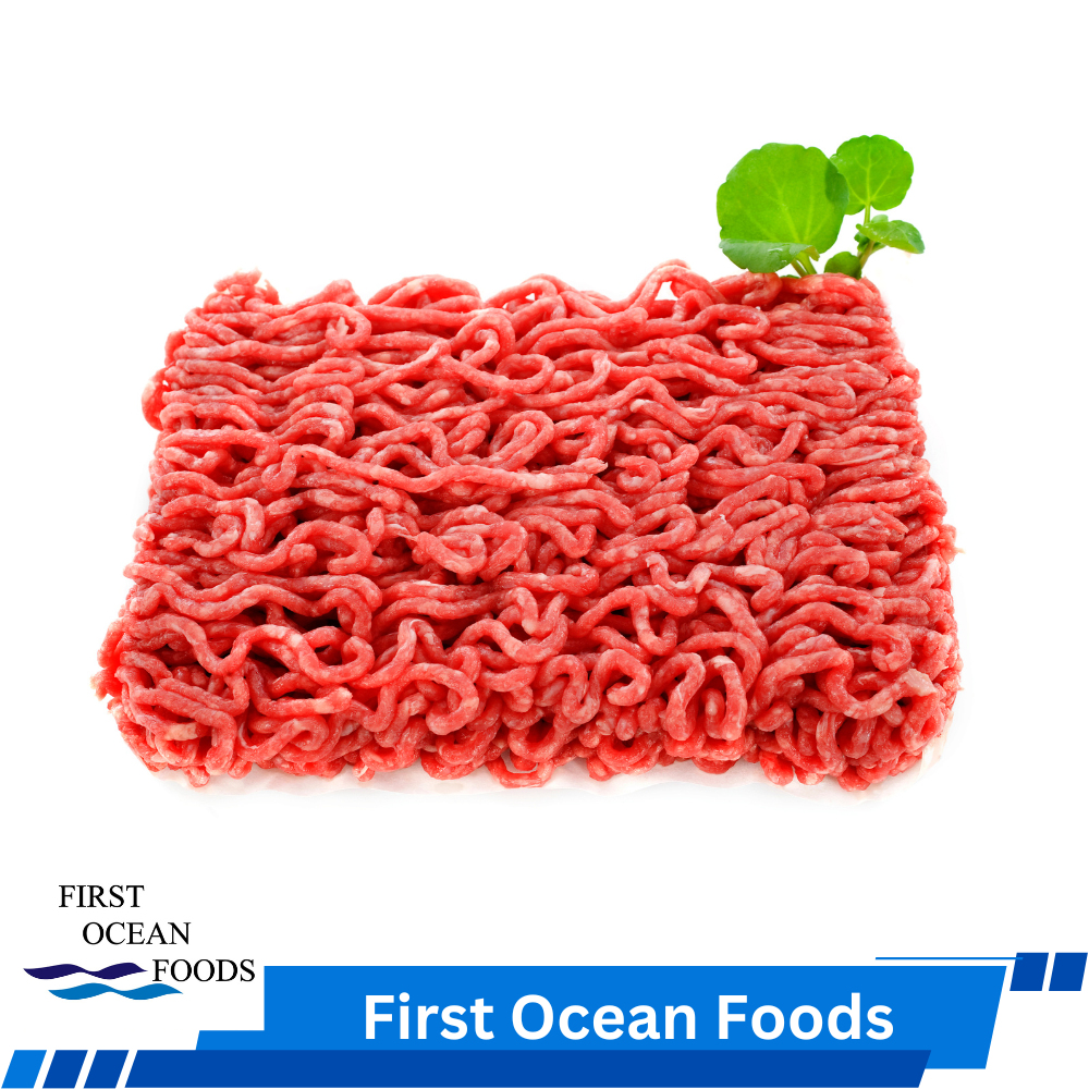 (First Ocean Foods) Frozen Minced Beef - 2KG