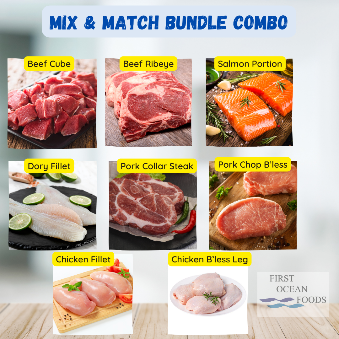 Beef, Seafood Pork, & Chicken - Mix & Match Bundle Combo