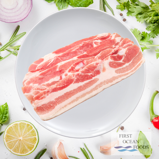 Frozen Pork Belly Thick Sliced - 1KG +- (SAVE $2.00)