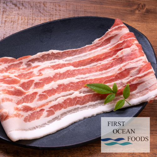 (First Ocean Foods) PORK BELLY SHABU SHABU - 1KG (25% OFF)