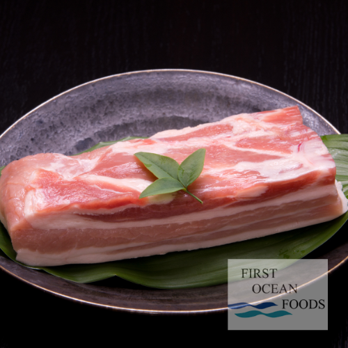 Frozen Pork Belly Skin on - 1KG + - (Save $3.00)