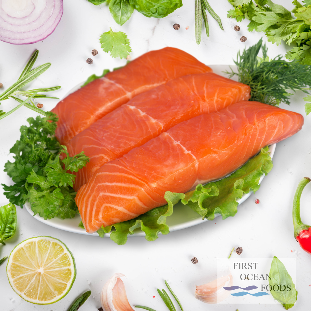 (First Ocean Foods) Premium Salmon Portion - 150g