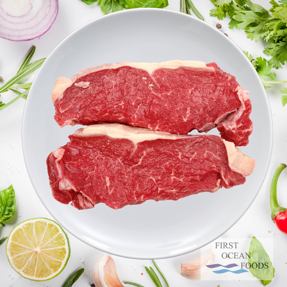 Frozen Australian Beef Striploin Steak - 1KG (10% OFF SAVE $2.60)