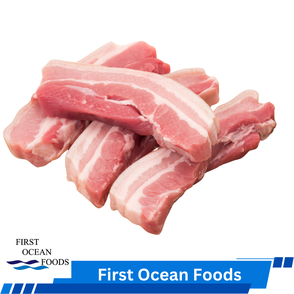 Frozen Pork Belly Sliced - 1KG +- (20% OFF SAVE $3.36)