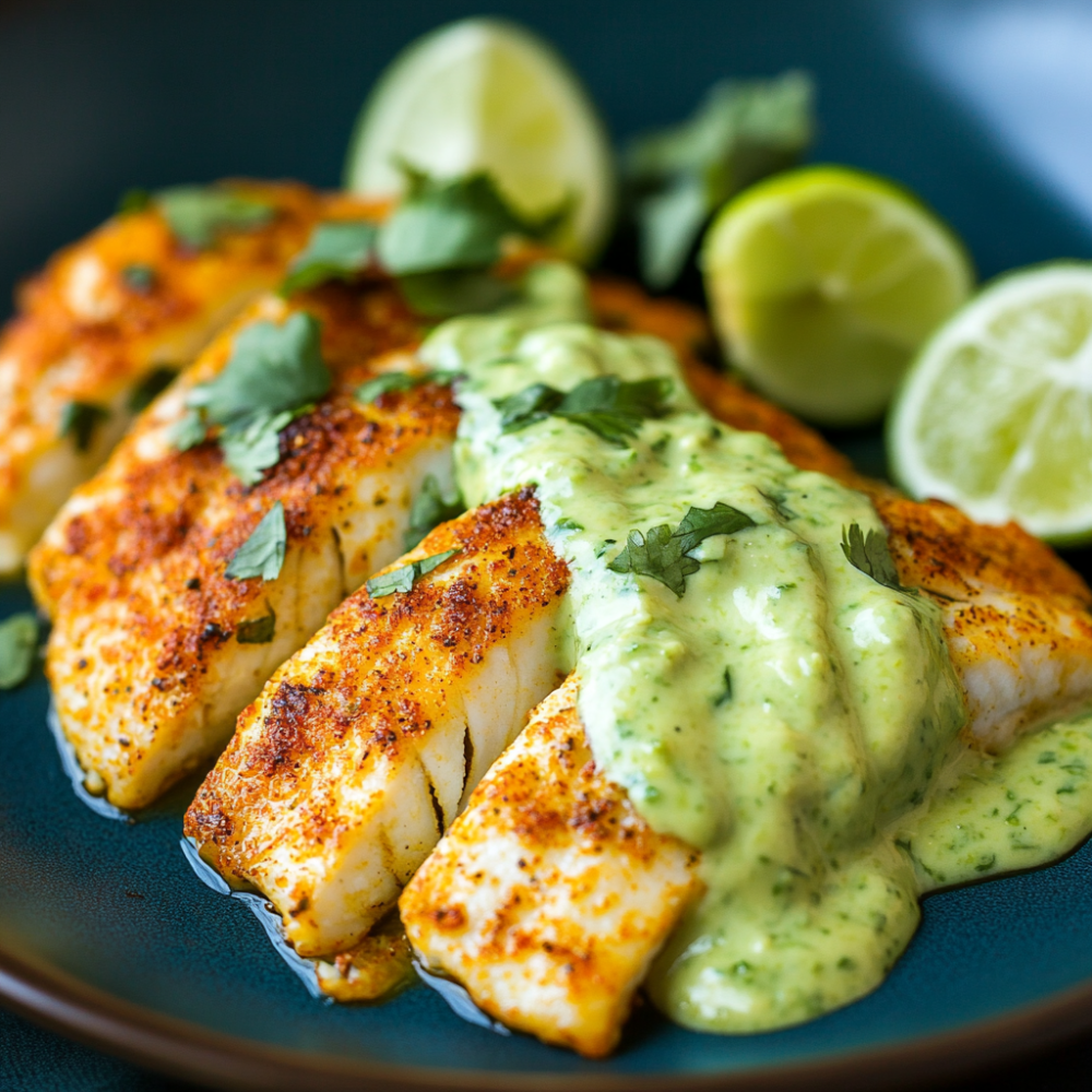 Baked Tilapia With Avocado /Chili Lime