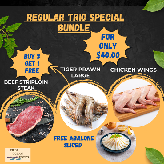 REGULAR TRIO SPECIAL BUNDLE + FREE 1 Abalone sliced