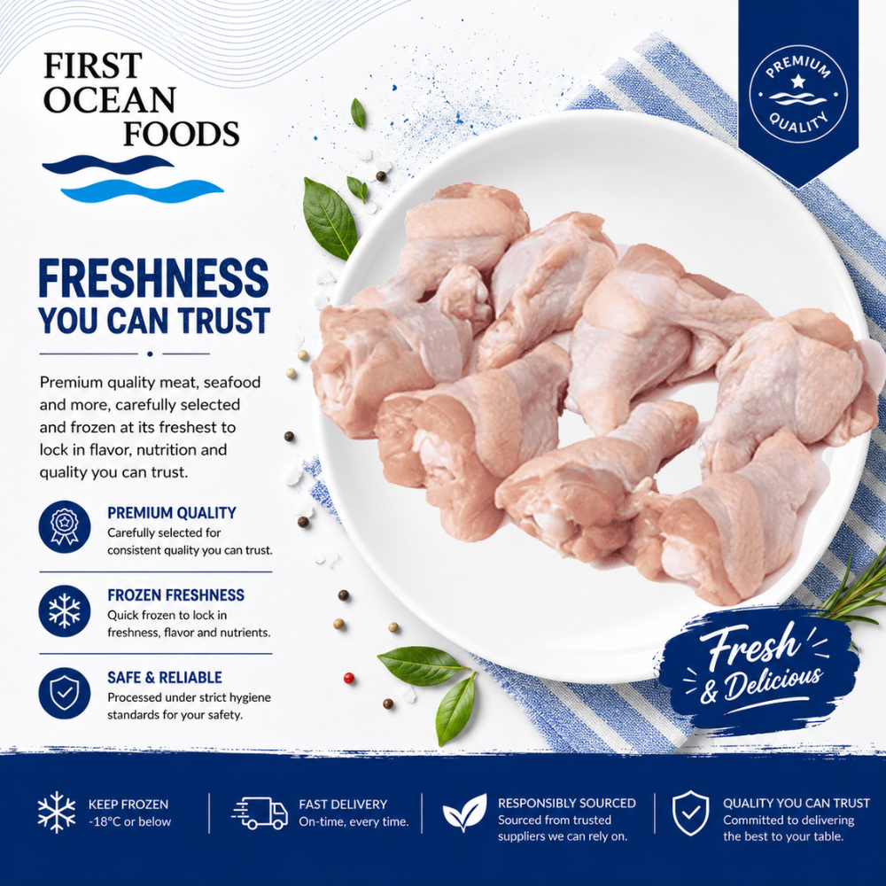 (First Ocean Foods)  Chicken Wing Stick (Drumlets) - 1kg