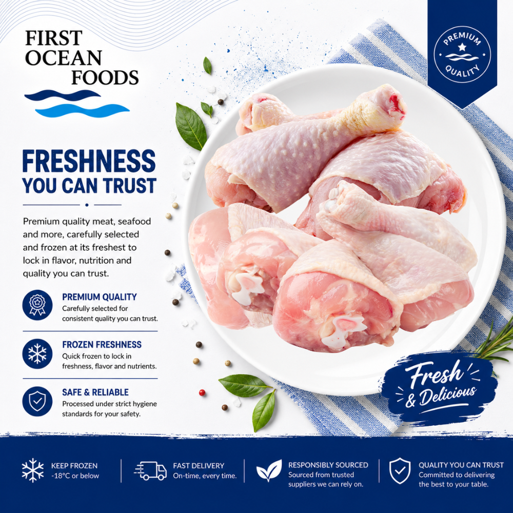 (First Ocean Foods) Frozen Chicken Drumstick - 2kg