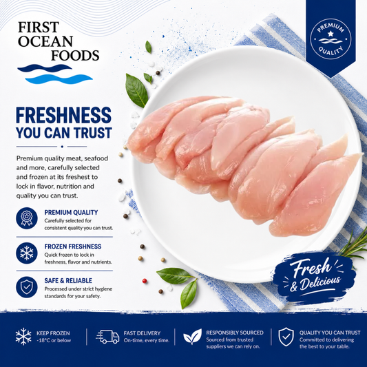 (First Ocean Foods) Frozen Chicken Fillet - 2kg