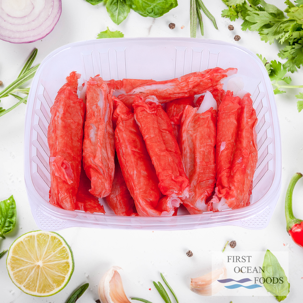 (First Ocean Foods) Snow Crab Legs Imitation - 250g
