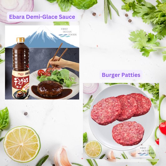 BUNDLE DEALS: Ebara Demi Glace Sauce & Burger Patties