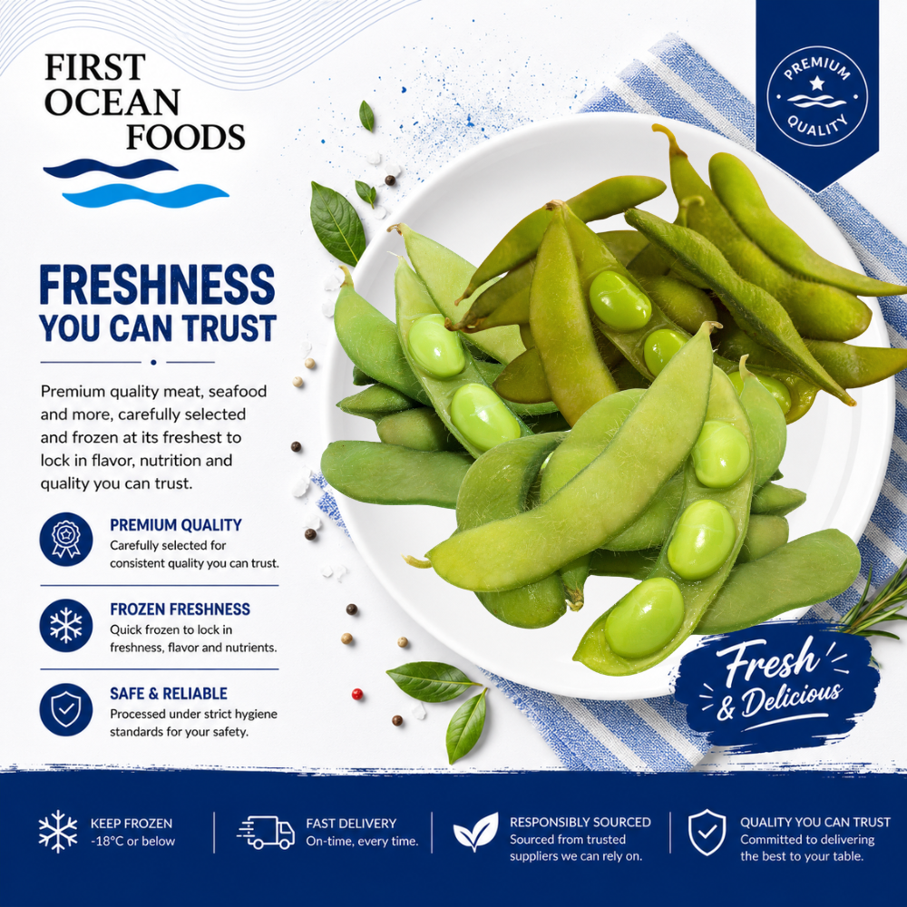 (First Ocean Foods)  Frozen Edamame with Shell