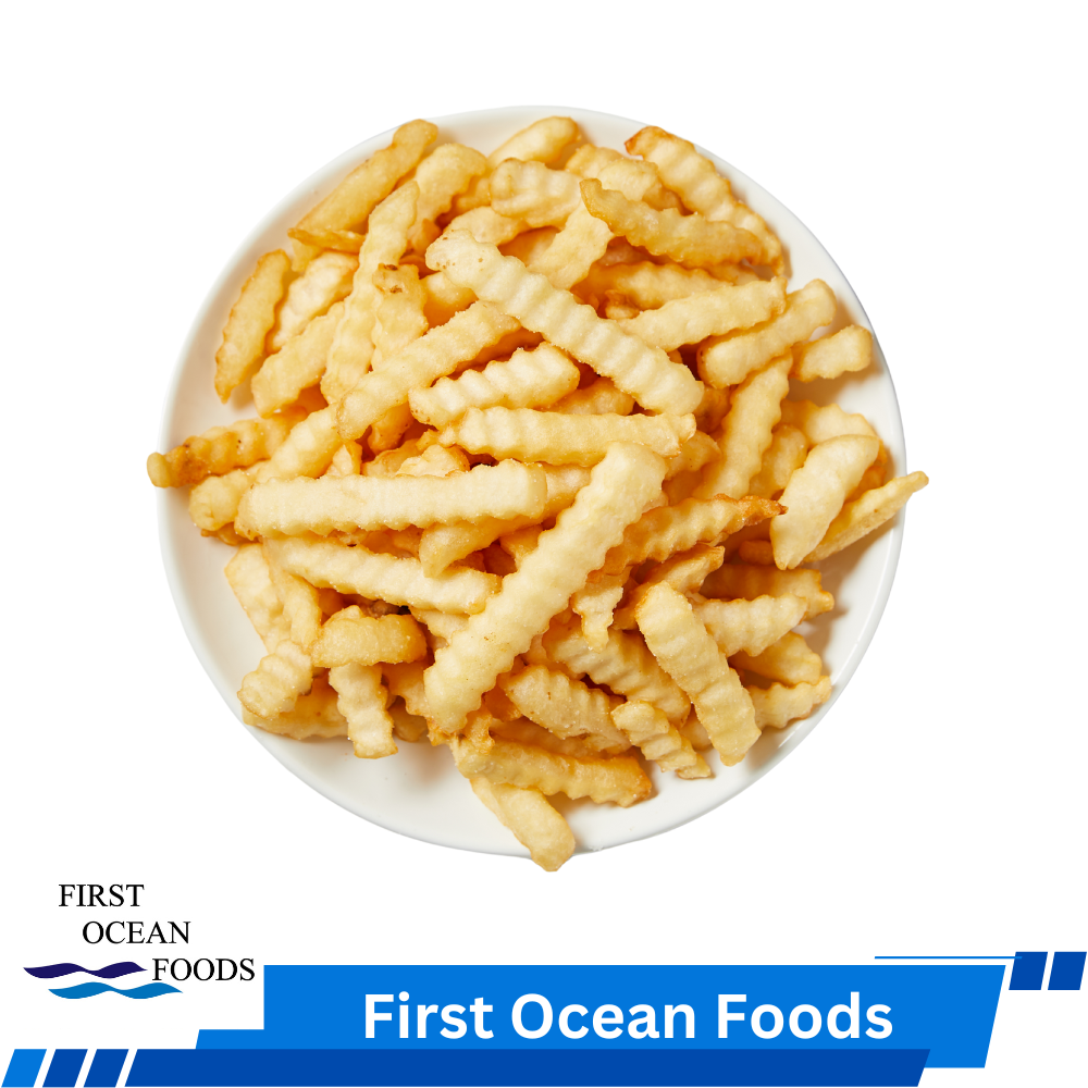 (First Ocean Foods) Frozen Crinkle Cut Fries - 2.5KG