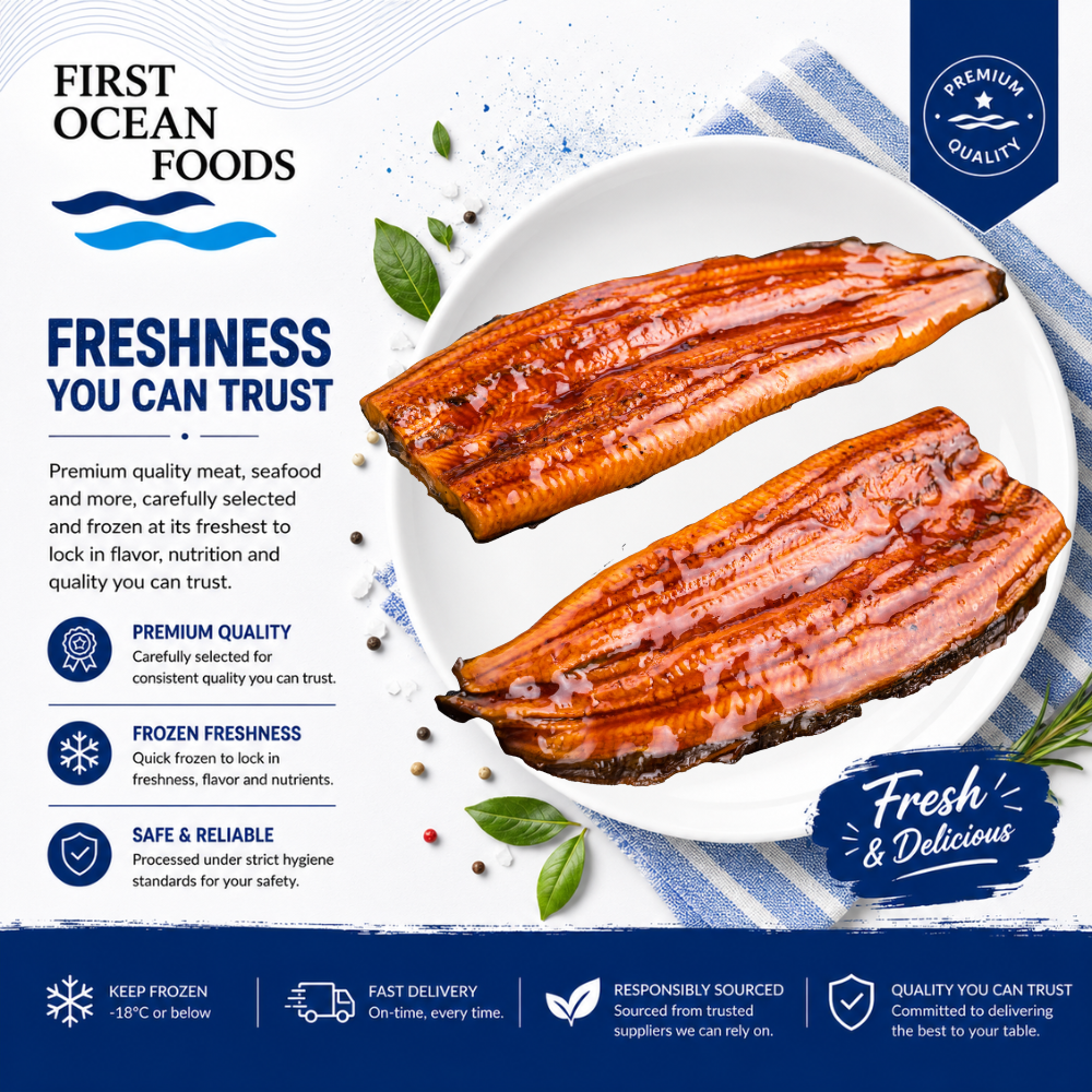 (First Ocean Foods) Unagi Kabayaki 1PC - 200G