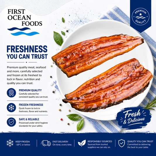 (First Ocean Foods) Unagi Kabayaki 1PC - 200G