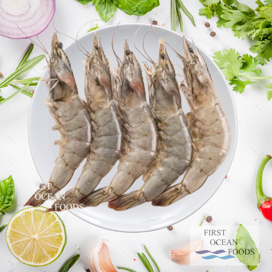 Frozen Vannamei Prawn Hoso Large - 1kg  (20% OFF SAVE $3.96)