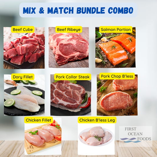 Beef, Seafood Pork, & Chicken - Mix & Match Bundle Combo