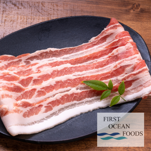 Frozen Pork Belly Sukiyaki Cut  - 500G