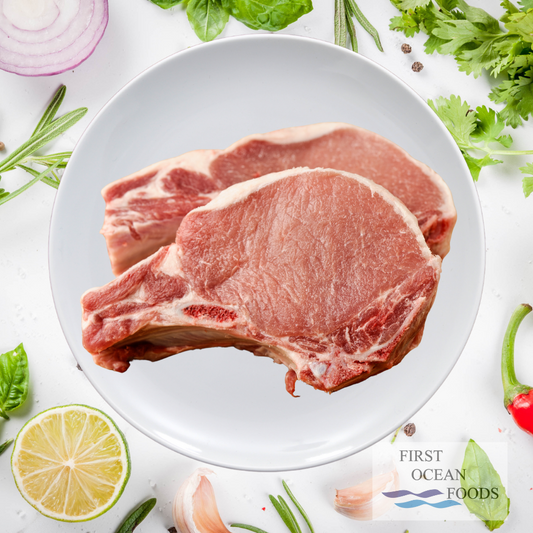 Frozen Bone In Pork Chop - 1kg +- (15% OFF SAVE $2.35)