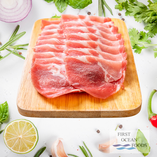 Frozen Pork Collar Sukiyaki Cut  - 1KG +-