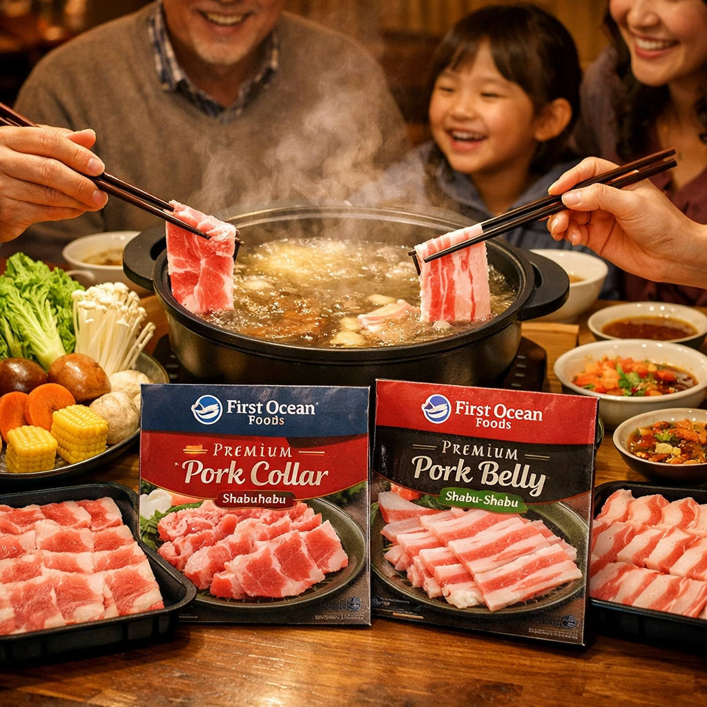 (First Ocean Foods) Hot Pot Combo Deal - Pork Sukiyaki (Save $7.60)