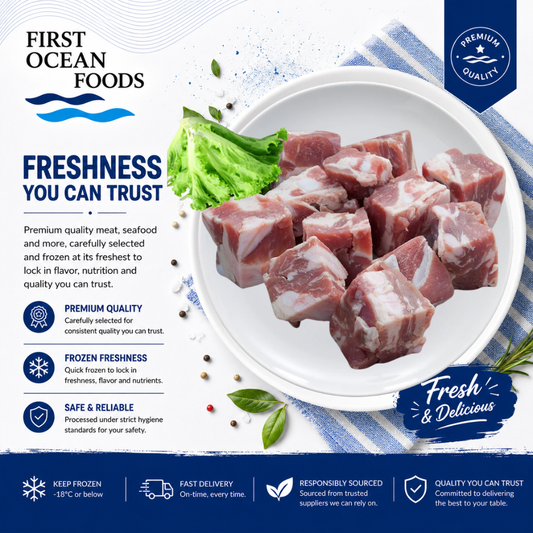 (First Ocean Foods) Pork Soft Bone - 1KG