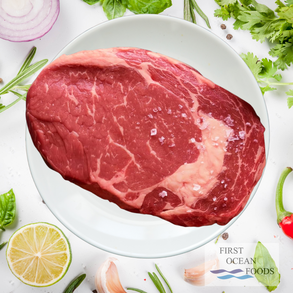 (First Ocean Foods) Aus PR Grade Ribeye Chilled Beef (Airflown) – 1kg (SAVE 6.50)