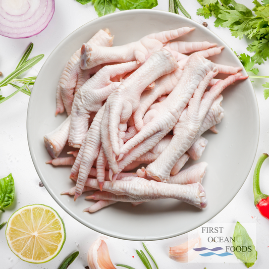 Frozen Raw Chicken Feet - 1kg