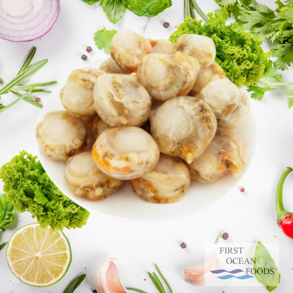 (First Ocean Foods) Boiled Scallop 80/100
