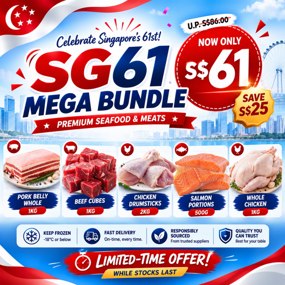 SG61 Mega Bundle – Premium Seafood & Meats