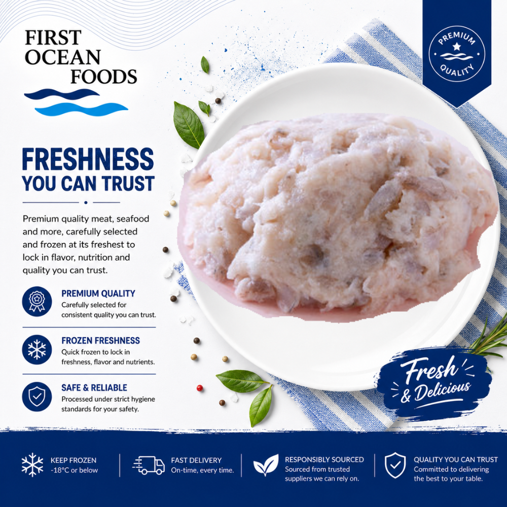 (First Ocean Foods)  Frozen Shrimp Paste - 150G