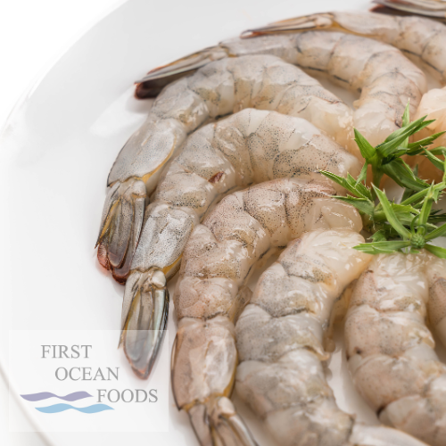 Frozen Prawns Peeled Tail On (Large) - 1kg