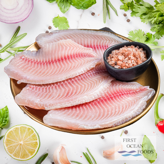 Frozen Fish Tilapia Fillet - 1KG  (20% OFF SAVE $2.12)