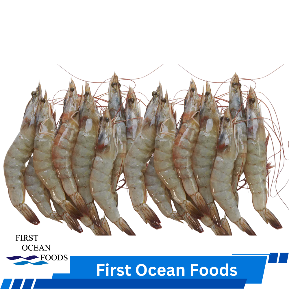 (First Ocean Foods) VANNAMEI HOSO SHRIMP 31/40 - 2KG  FREE Crab Stick 250g